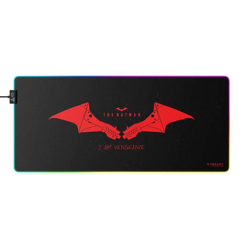 Cybeart Licensed Batman Aurora XXL Gaming MousePad - Batman Edition - حصيرة فأرة